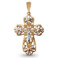 Золотая подвеска AQUAMARINE 12122 12122 фото