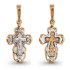 Золотая подвеска AQUAMARINE 12154 12154 фото