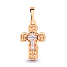 Золотая подвеска AQUAMARINE 12188 12188 фото