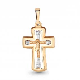 Золотая подвеска AQUAMARINE 12191 12191 фото