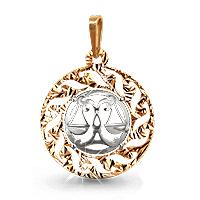 Золотая подвеска AQUAMARINE 12211 12211 фото