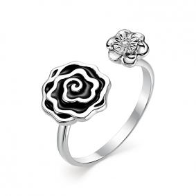 Золотое кольцо АЛЬКОР 12615-200 с бриллиантом 12615-200 фото