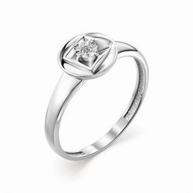 Кольцо из белого золота АЛЬКОР 12710-200 12710-200 фото