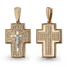 Золотая подвеска AQUAMARINE 12834 12834 фото