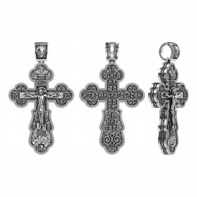 Подвеска-крест из черненого серебра Животворящему Кресту Господню Высоковы 585 13-000232-105000 13-000232-105000 фото