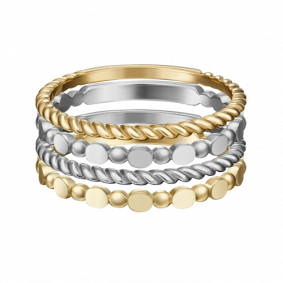 Кольцо из комбинированного золота Platina 13-0004-00-000-1121-48 13-0004-00-000-1121-48 фото