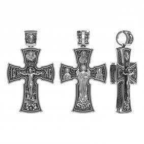 Подвеска-крест из черненого серебра Отче Наше Высоковы 585 13-001274-105000 13-001274-105000 фото