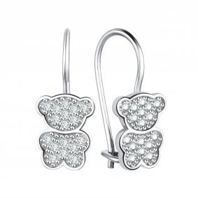 Серебряные серьги TALANT 13-72-0001-22365 с фианитом 13-72-0001-22365 фото