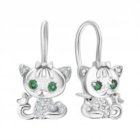 Серебряные серьги TALANT 13-72-0003-28351 с фианитом 13-72-0003-28351 фото