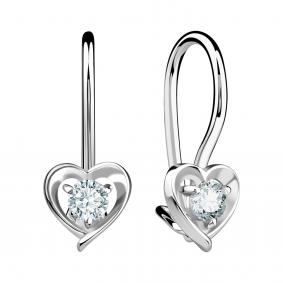 Серебряные серьги TALANT 13-72-000S-24044 с кристаллом Swarovski 13-72-000S-24044 фото