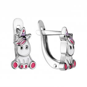 Серебряные серьги TALANT 13-79-0000-10580 с эмалью 13-79-0000-10580 фото