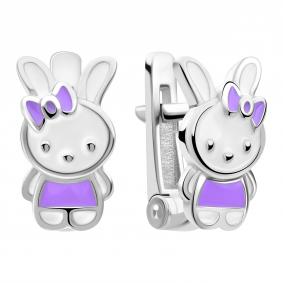 Серебряные серьги TALANT 13-79-0000-12000 с эмалью 13-79-0000-12000 фото