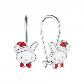 Серебряные серьги TALANT 13-79-0000-12274 с эмалью 13-79-0000-12274 фото