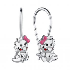 Серебряные серьги Символ года Дракон TALANT с эмалью 13-79-0000-15119 13-79-0000-15119 фото