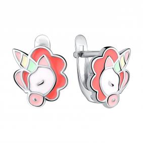 Серебряные серьги TALANT 13-79-0000-29131 с эмалью 13-79-0000-29131 фото