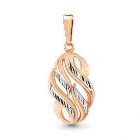 Золотая подвеска AQUAMARINE 13138 13138 фото