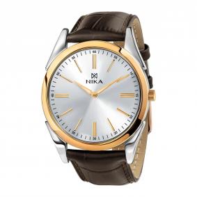 Часы Российского часового завода Ника из комбинированного металла 1320.0.19.25B 1320.0.19.25B фото