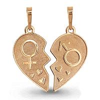 Золотая подвеска AQUAMARINE 13501 13501 фото