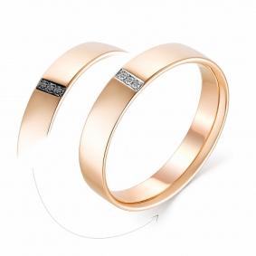 Золотое кольцо АЛЬКОР 13563-113 с бриллиантом 13563-113 фото