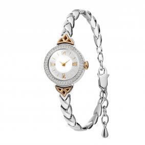 Часы Российского часового завода Ника из комбинированного металла 1390.2.19.13C 1390.2.19.13C фото