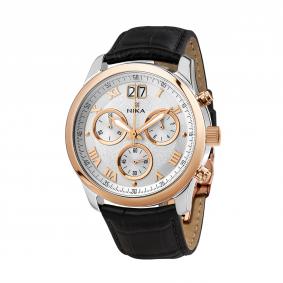 Часы Российского часового завода Ника из комбинированного металла 1399.0.19.11B.B 1399.0.19.11B.B фото