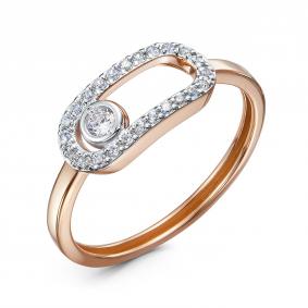 Золотое кольцо RoseGrace 14-117-303-1К с фианитом 14-117-303-1К фото