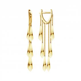 Серьги из лимонного золота TALANT 14-21-0000-11315 14-21-0000-11315 фото