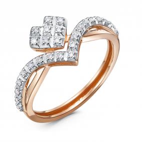 Золотое кольцо RoseGrace 14-334-103-1К с бриллиантом 14-334-103-1К фото