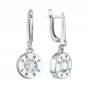 Серебряные серьги TALANT 14-72-0001-12744 с фианитом 14-72-0001-12744 фото