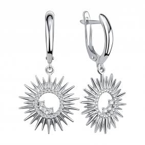 Серебряные серьги TALANT 14-72-0001-17329 с фианитом 14-72-0001-17329 фото