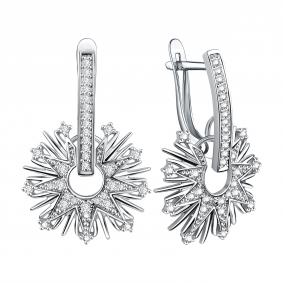 Серебряные серьги TALANT 14-72-0001-17340 с фианитом 14-72-0001-17340 фото