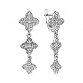 Серебряные серьги TALANT 14-72-0001-17401 с фианитом 14-72-0001-17401 фото