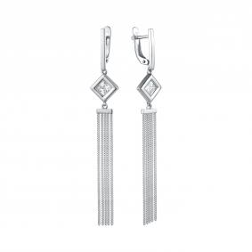 Серебряные серьги TALANT 14-72-0001-26368 с фианитом 14-72-0001-26368 фото