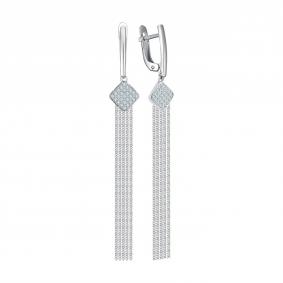 Серебряные серьги TALANT 14-72-0001-26777 с фианитом 14-72-0001-26777 фото