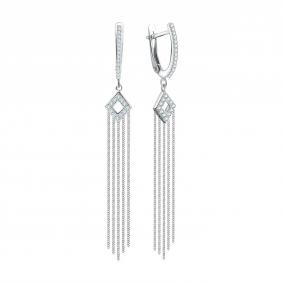 Серебряные серьги TALANT 14-72-0001-26785 с фианитом 14-72-0001-26785 фото