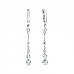 Серебряные серьги TALANT 14-72-0001-29076 с фианитом 14-72-0001-29076 фото