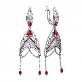 Серебряные серьги TALANT 14-72-0002-17189 с фианитом 14-72-0002-17189 фото