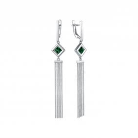 Серебряные серьги TALANT 14-72-0003-26368 с фианитом 14-72-0003-26368 фото