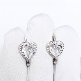 Серебряные серьги TALANT 14-72-000S-15875 с фианитом 14-72-000S-15875 фото