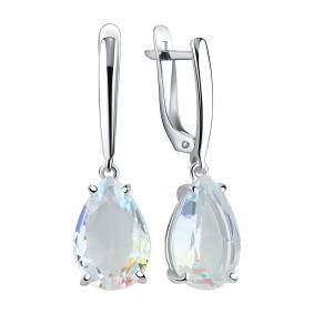 Серебряные серьги TALANT 14-72-000Х-14089 с кварцем 14-72-000Х-14089 фото