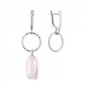 Серебряные серьги TALANT 14-72-0010-10806 с жемчугом 14-72-0010-10806 фото
