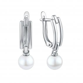 Серебряные серьги TALANT 14-72-0010-15225 с жемчугом 14-72-0010-15225 фото