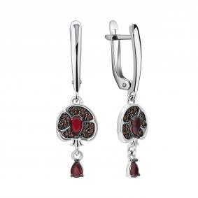 Серебряные серьги TALANT 14-75-000W-17136 с фианитом 14-75-000W-17136 фото