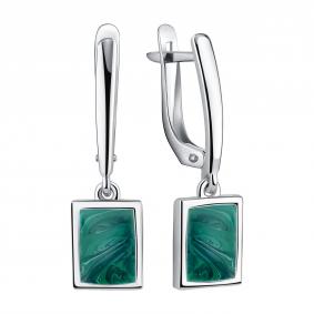 Серебряные серьги TALANT 14-79-0000-15664 с эмалью 14-79-0000-15664 фото