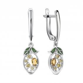 Серебряные серьги TALANT 14-79-0005-17141 с фианитом 14-79-0005-17141 фото