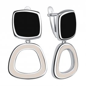 Серебряные серьги TALANT 14-7B-0000-17256 с эмалью 14-7B-0000-17256 фото