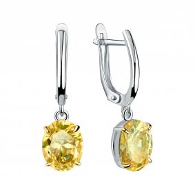 Серебряные серьги TALANT 14-7М-0005-17449 с фианитом 14-7М-0005-17449 фото