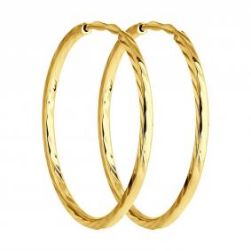 Серьги из лимонного золота SOKOLOV 140012-2 140012-2 фото