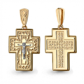 Золотая подвеска AQUAMARINE 14581 14581 фото