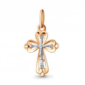 Золотая подвеска AQUAMARINE 14586 14586 фото